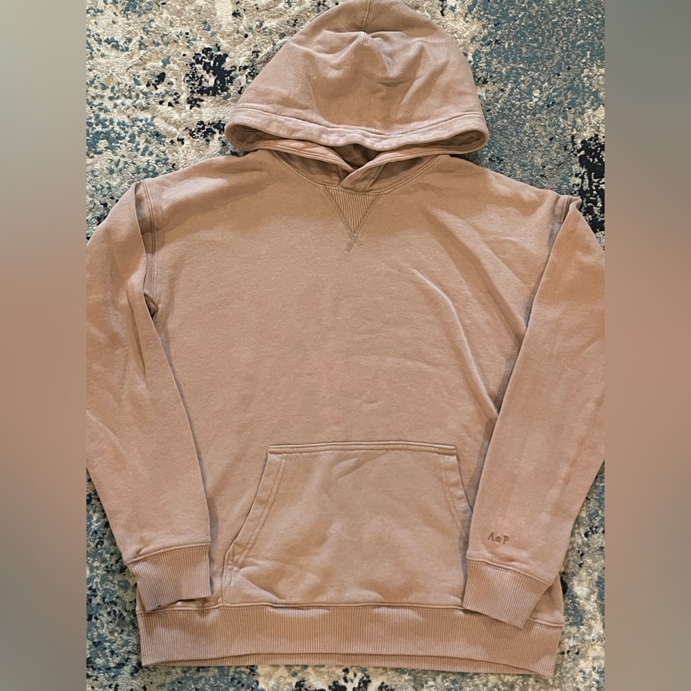 Abercrombie & Fitch Teen Tan Hoodie *Excellent Cond* Sz 13/14